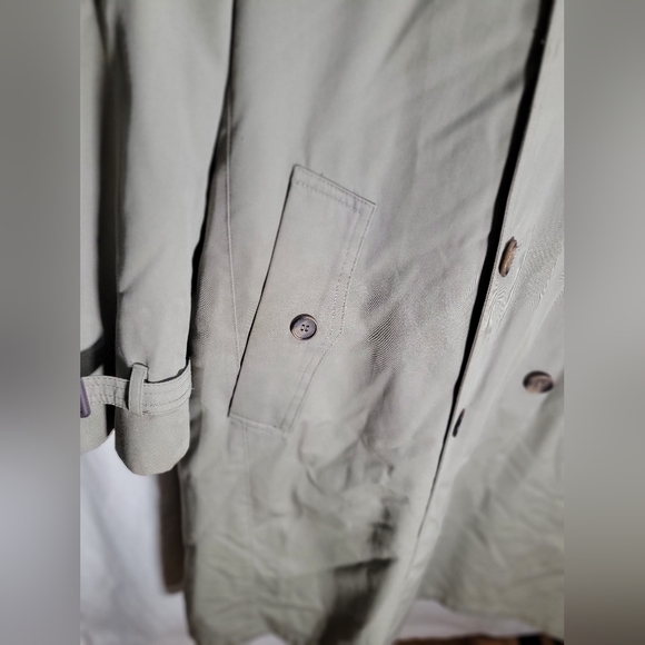 Vintage clipper mist londontown Corp 40 reg. Removable lining trench coat EUC - Picture 7 of 13